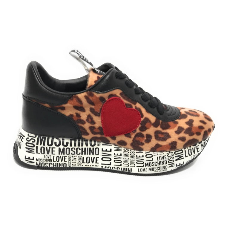 Love Leopard Sneaker - Damski but do biegania Moschino