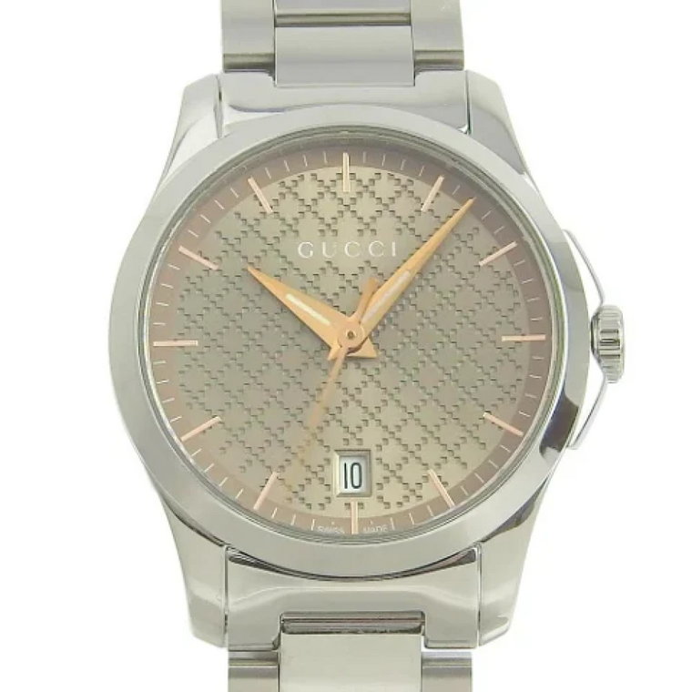 Pre-owned Metal watches Gucci Vintage