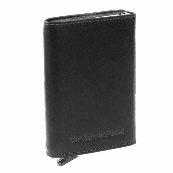 The Chesterfield Brand Wax Pull Up Etui na karty kredytowe Ochrona RFID Skórzany 7 cm schwarz