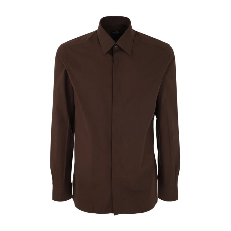 Trofeo Comfort Fitted Long Sleeves Shirt Z Zegna