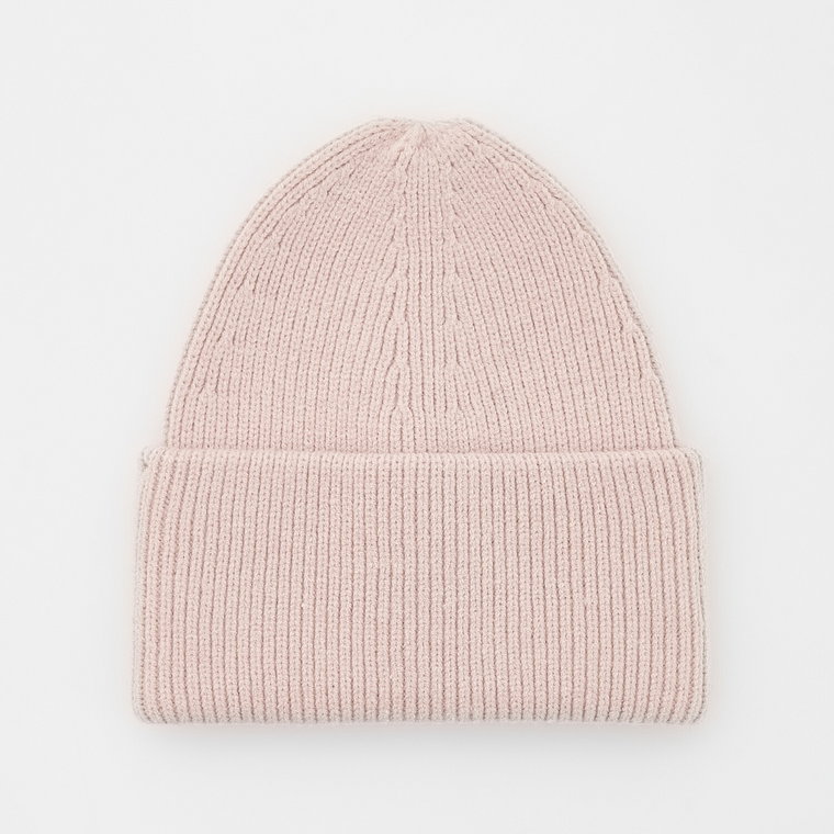 Reserved - Czapka typu beanie - pastelowy róż