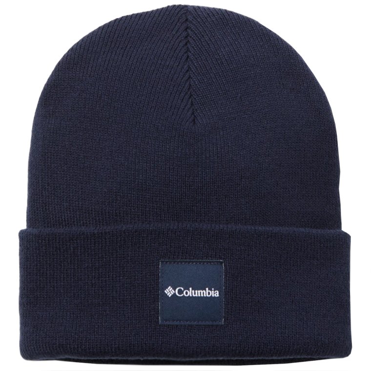 Columbia City Trek Heavyweight Beanie 1911251465, Męskie, Granatowe, czapki, akryl, rozmiar: One size