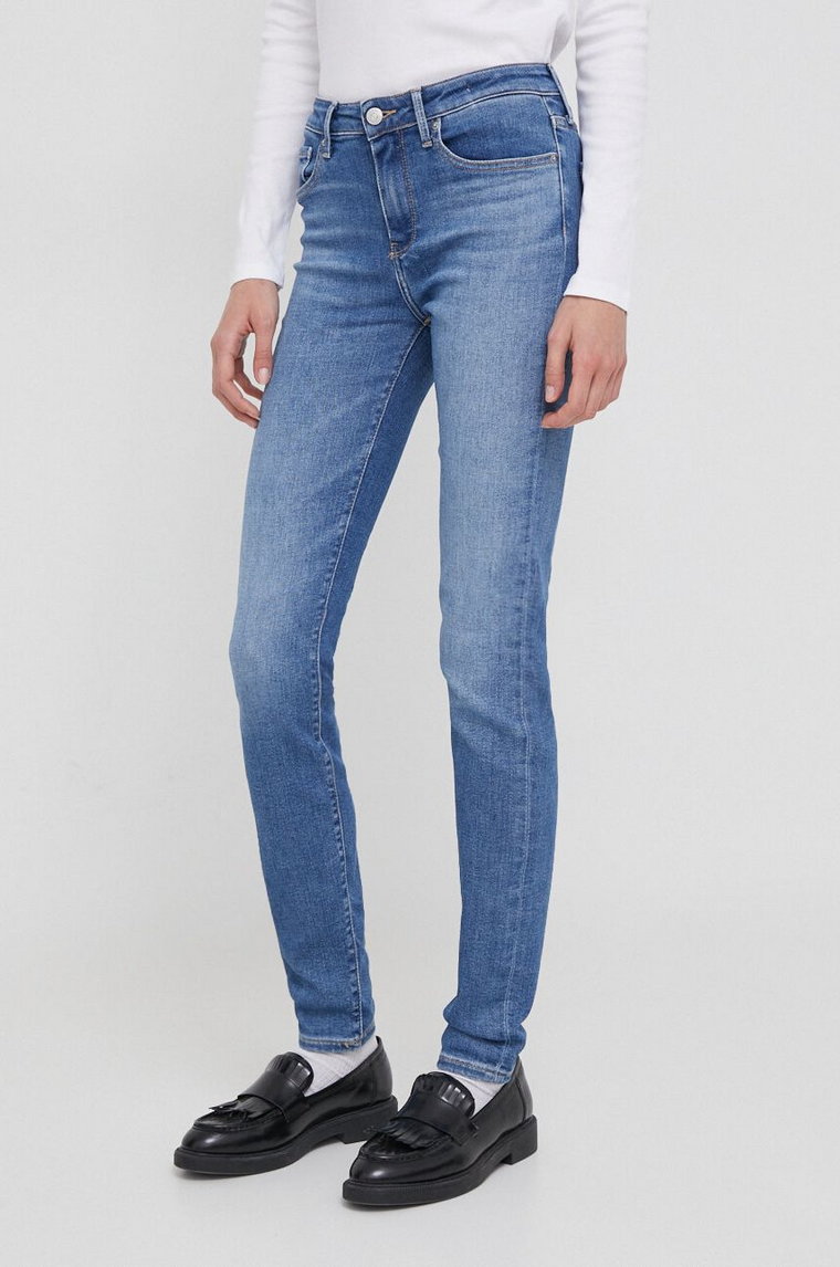 Tommy Hilfiger jeansy Como damskie kolor niebieski