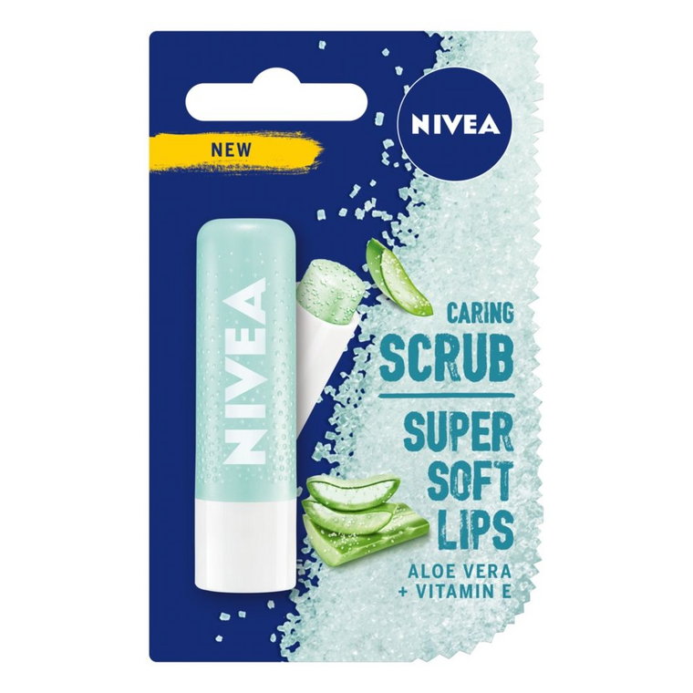 Nivea Pielęgnujący Peeling do ust w Sztyfcie Aloes