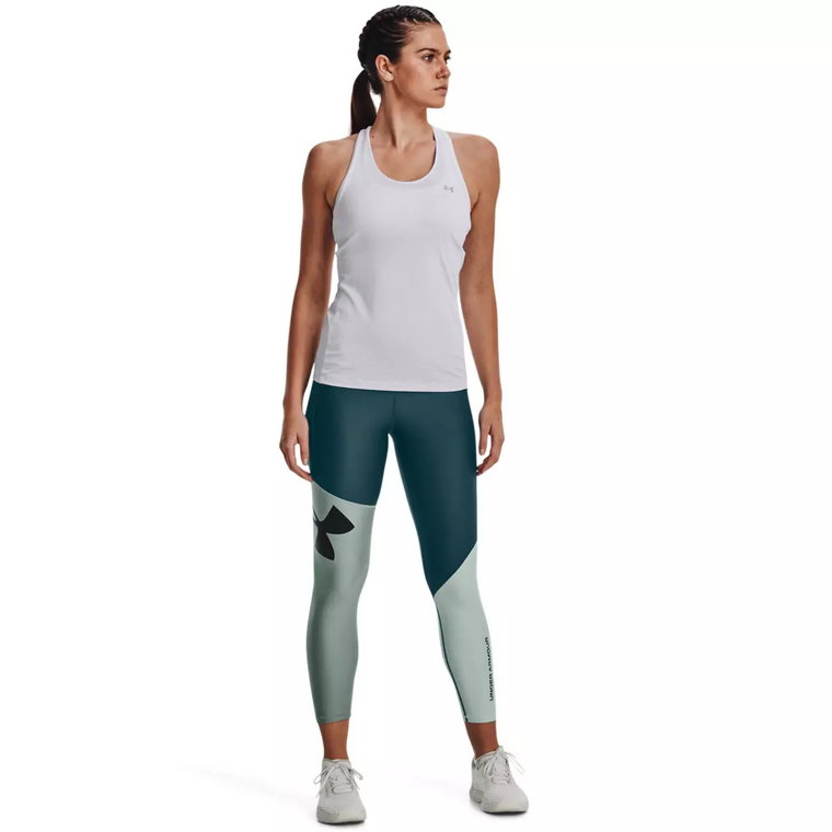 Damskie legginsy treningowe UNDER ARMOUR HeatGear Ankle Leggings - zielone