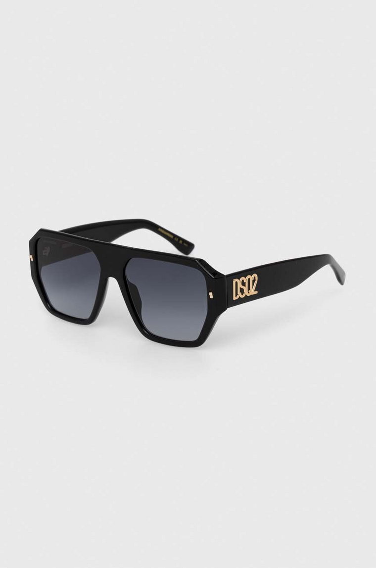 DSQUARED2 okulary przeciwsłoneczne męskie kolor czarny D2 0128/S