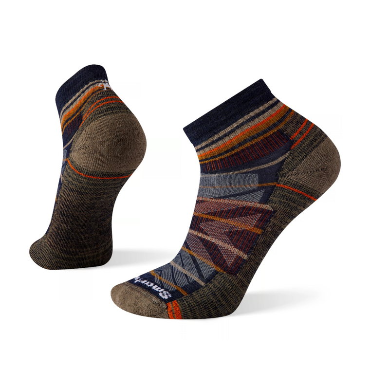 Męskie skarpety trekkingowe Smartwool Hike Light Cushion Pattern Ankle Socks deep navy - 38-41