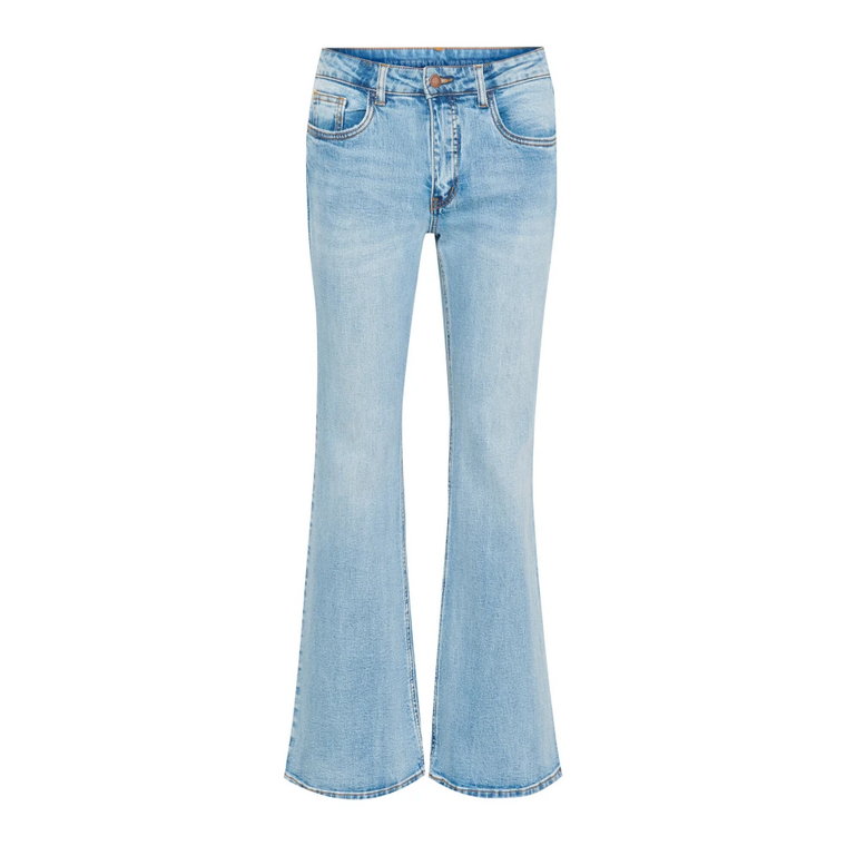 Bootcut High Waist Jeans Light Blue My Essential Wardrobe