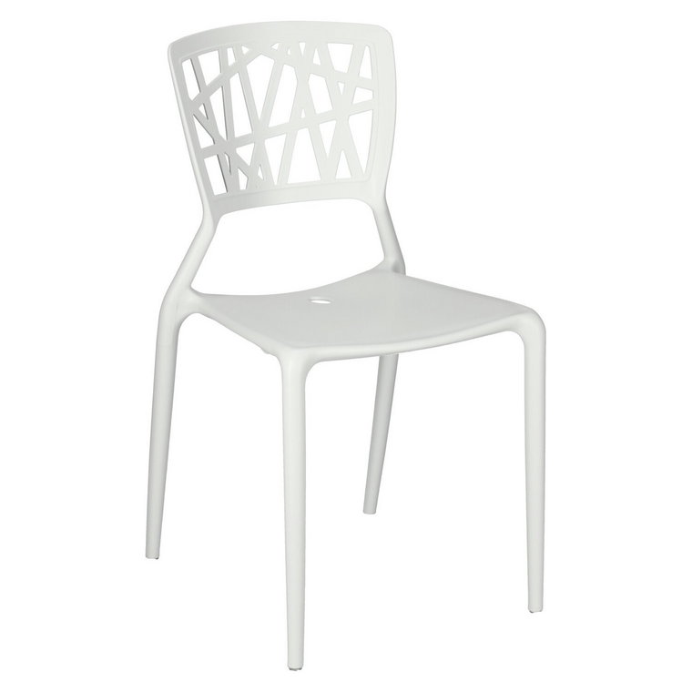 Krzesło Bush inspirowane Viento Chair białe
