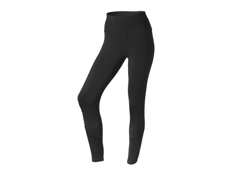 CRIVIT Legginsy sportowe damskie (S (36-38), Czarny)