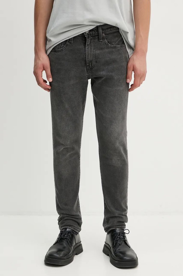 Levi's jeansy 512 SLIM męskie kolor szary