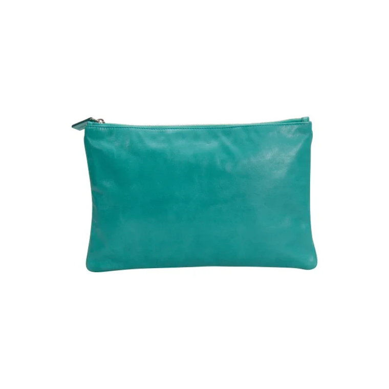 Pre-owned Leather clutches Jil Sander Pre-owned