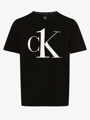 Calvin Klein - Męska koszulka od piżamy, czarny