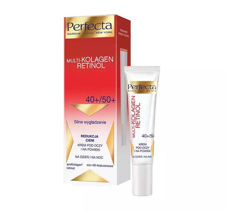 PERFECTA MULTI-KOLAGEN RETINOL KREM POD OCZY I NA POWIEKI 40+/50+ 15ML