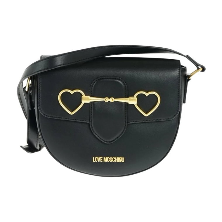 Elegant Love Saddle Bag Moschino