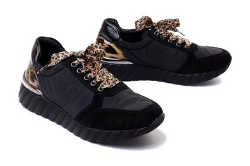 RIEKER REMONTE D5900-02 black combination, półbuty/sneakersy damskie