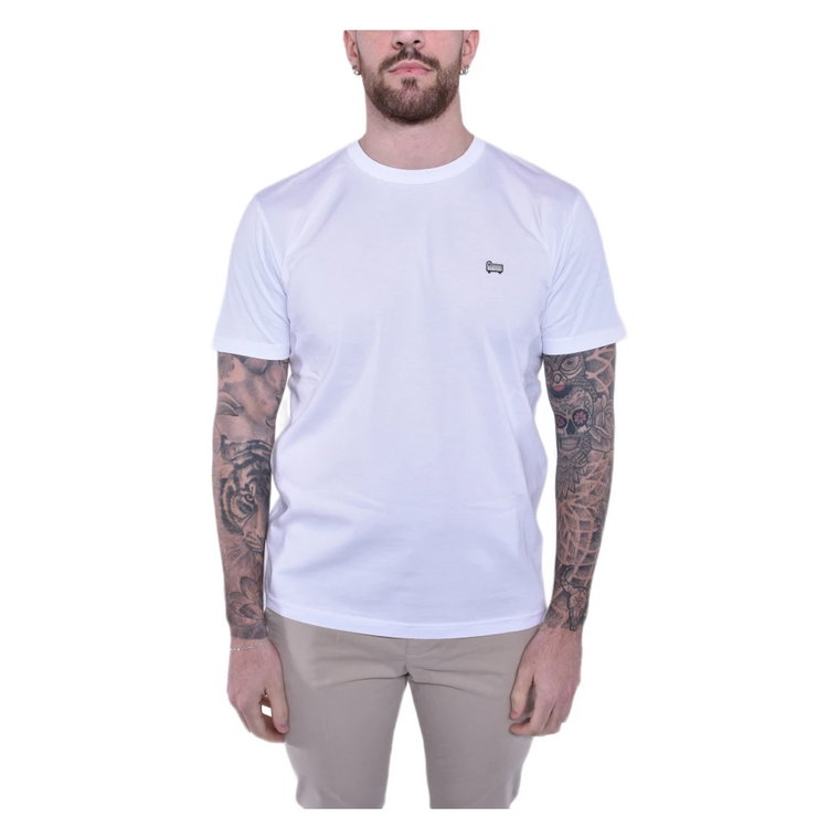 Biały Sheep Tee Ss24 Woolrich