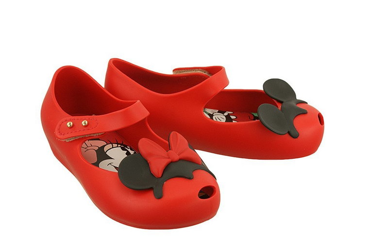 MINI MELISSA 31945 ULTRAGIRL DISNEY TWINS II BB 50924 red/black, baleriny dziecięce