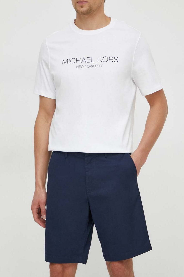 Michael Kors szorty męskie kolor granatowy