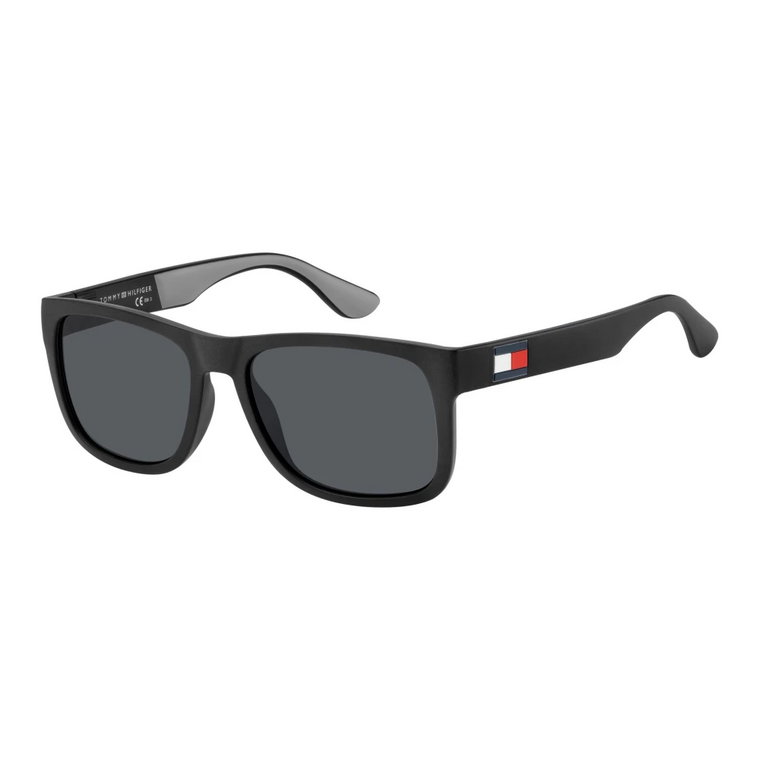 Czarne Szare Okulary Przeciwsłoneczne TH 1556/S Tommy Hilfiger