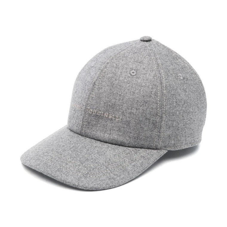 Brunello Cucinelli Hats Grey Brunello Cucinelli