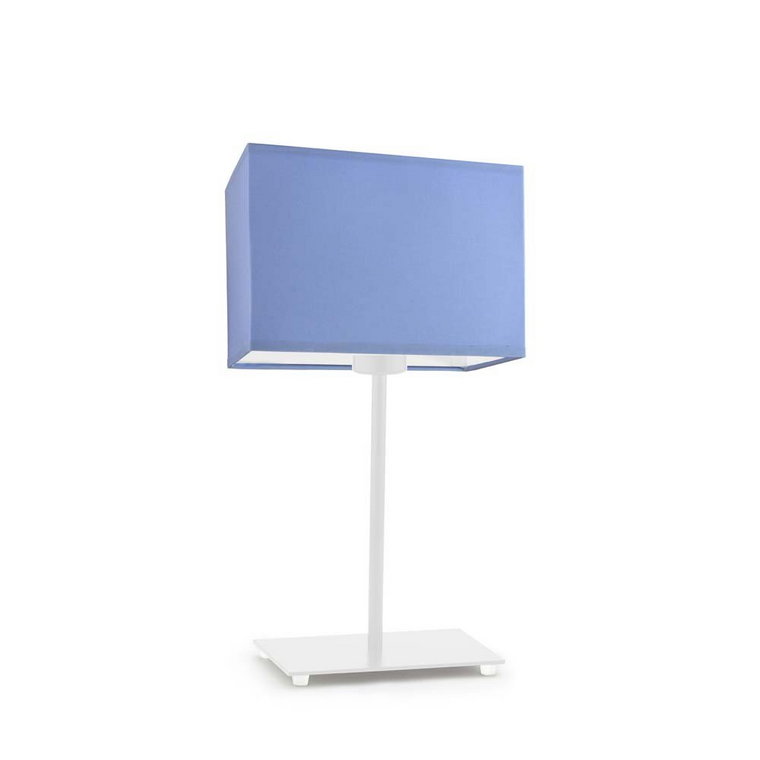 Lampka nocna LYSNE Amalfi, 60 W, E27, niebieska/biała, 40x20 cm
