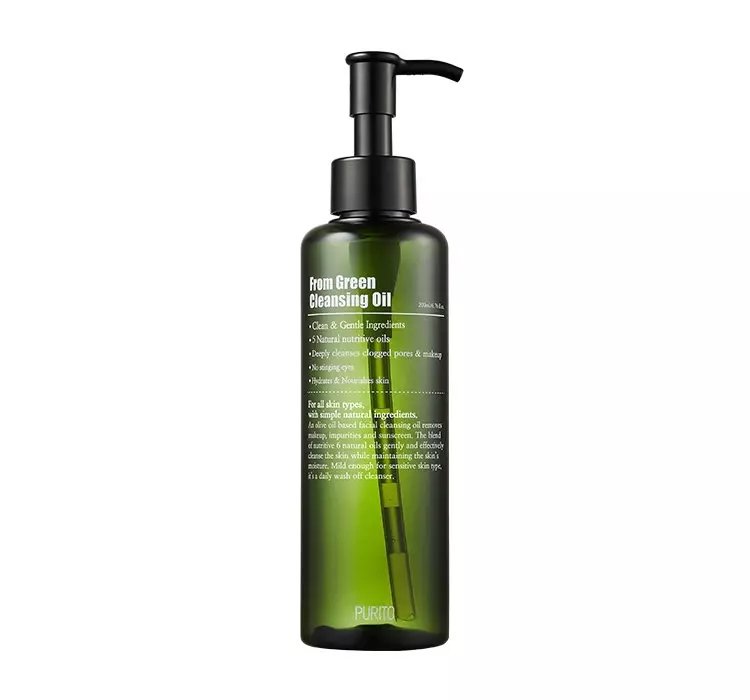 PURITO FROM GREEN CLEANSING OIL DELIKATNY OLEJEK OCZYSZCZAJĄCY NA BAZIE 5 OLEJÓW 200ML