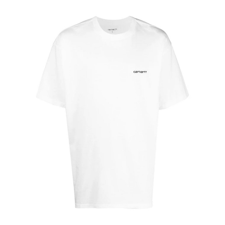 Bawełniany T-shirt z nadrukiem w białym Carhartt Wip