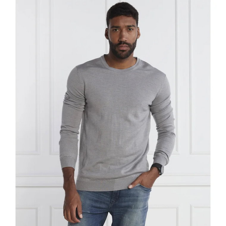 HUGO Wełniany sweter San Cedric-M1 | Regular Fit