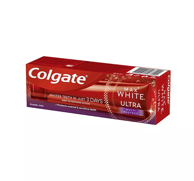 COLGATE MAX WHITE ULTRA MULTI PROTECT PASTA DO ZĘBÓW 50ML TRAVEL SIZE