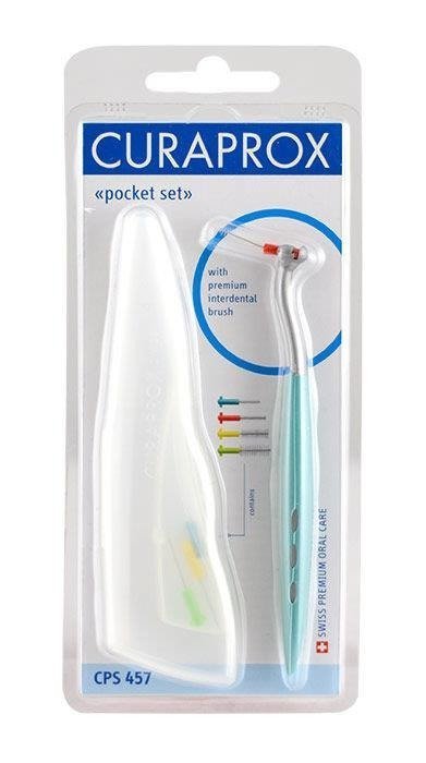 Curaprox, Interdental Brush Pocket Set, szczoteczka do przestrzeni międzyzębowych, 1 szt.