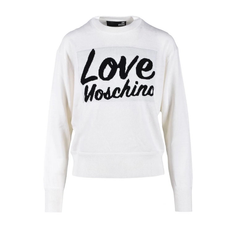 Niebieski sweter z kolekcji Love Moschino Love Moschino