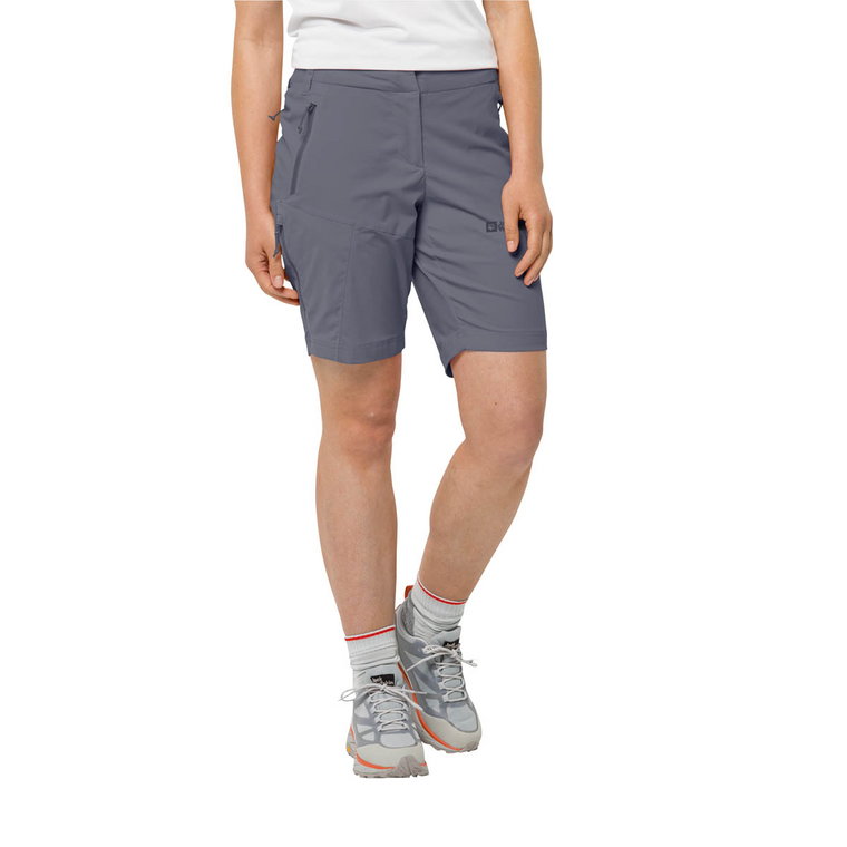 Krótkie spodenki damskie Jack Wolfskin GLASTAL SHORTS W dolphin - 34