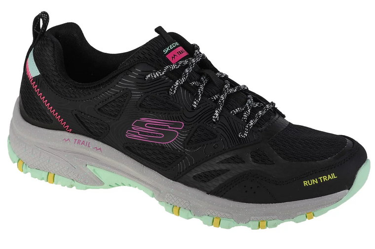 Skechers Hillcrest - Pure Escapade 149821-BKMT, Damskie, Czarne, buty trekkingowe, tkanina, rozmiar: 36