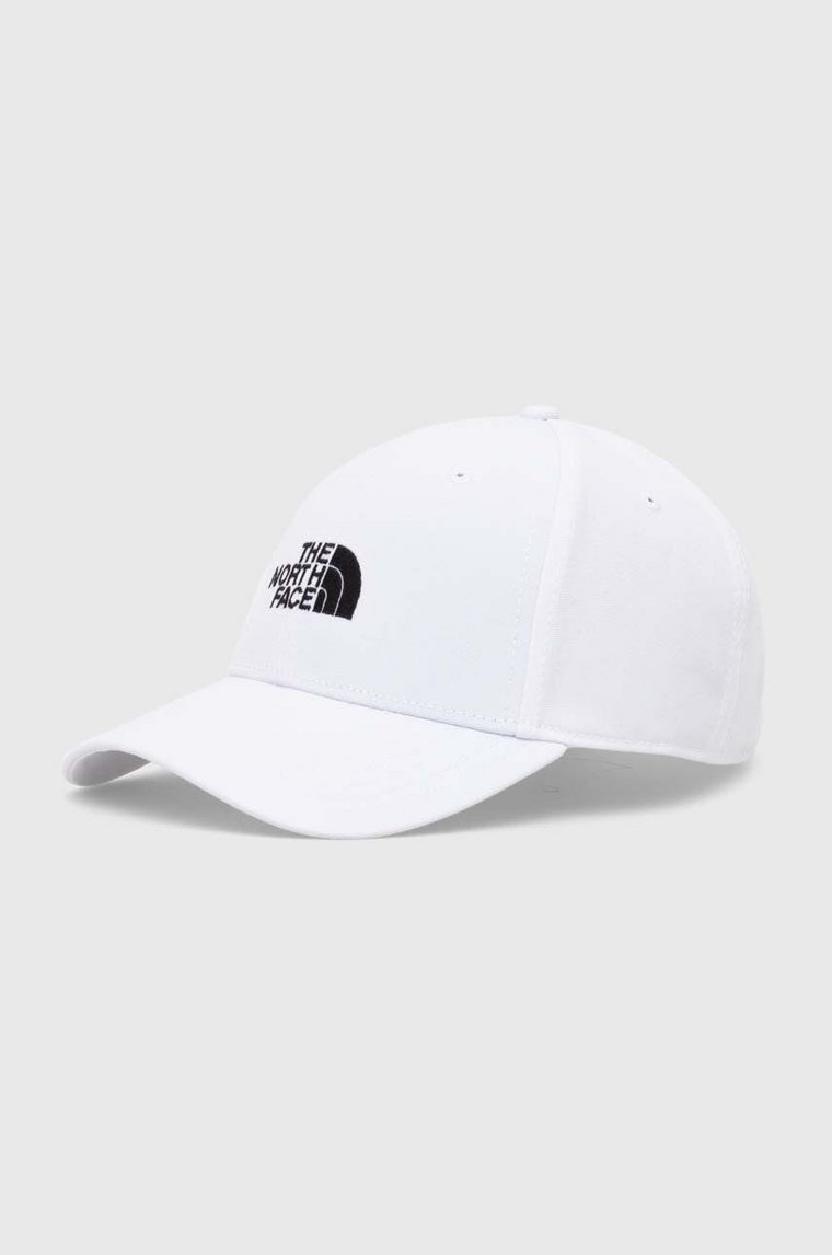 The North Face czapka z daszkiem Recycled 66 Classic Hat kolor biały z aplikacją NF0A4VSVFN41