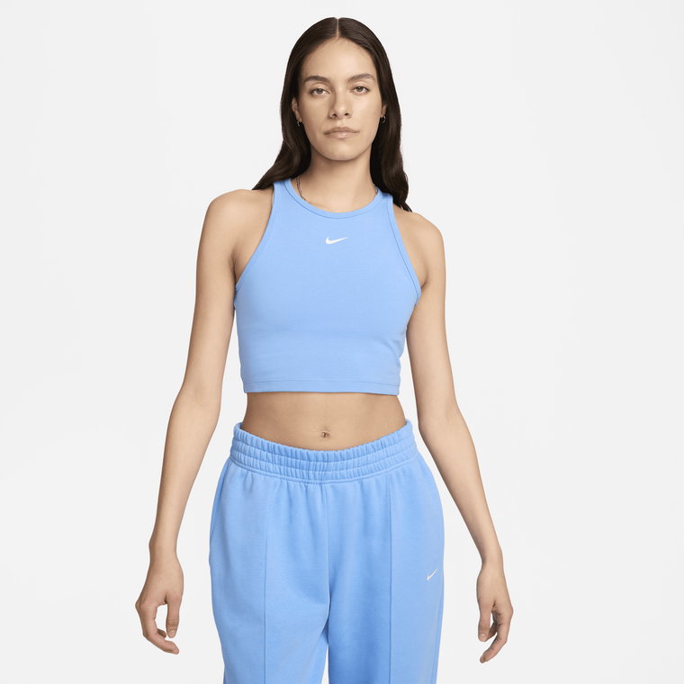 Damska koszulka bez rękawów Nike Sportswear - Niebieski