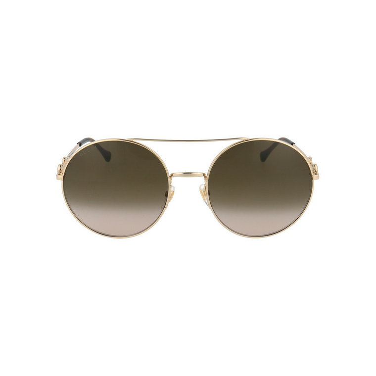 Zjawiskowe Okulary Przeciwsłoneczne Khaki Ombre Gucci