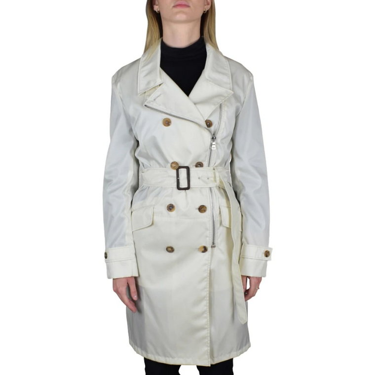 Off-White Nylon Trench Coat Prada