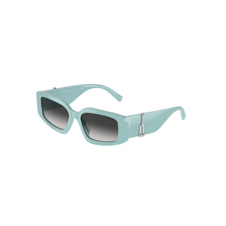 Niebieska Oprawka Szare Okulary Przeciwsłoneczne Tiffany