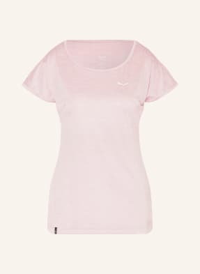 Salewa T-Shirt Puez Melange Dry'ton rosa