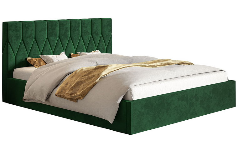 Tapicerowane łóżko 120x200 Mallon 3X - 36 kolorów