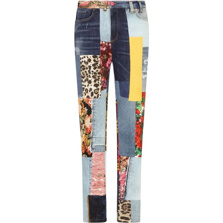 Ulepsz swoją kolekcję jeansów tymi prostymi jeansami dla kobiet Dolce & Gabbana