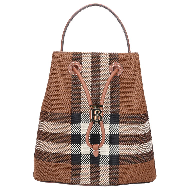 Burberry Torebka DRAWSTRING BUCKET płócienna