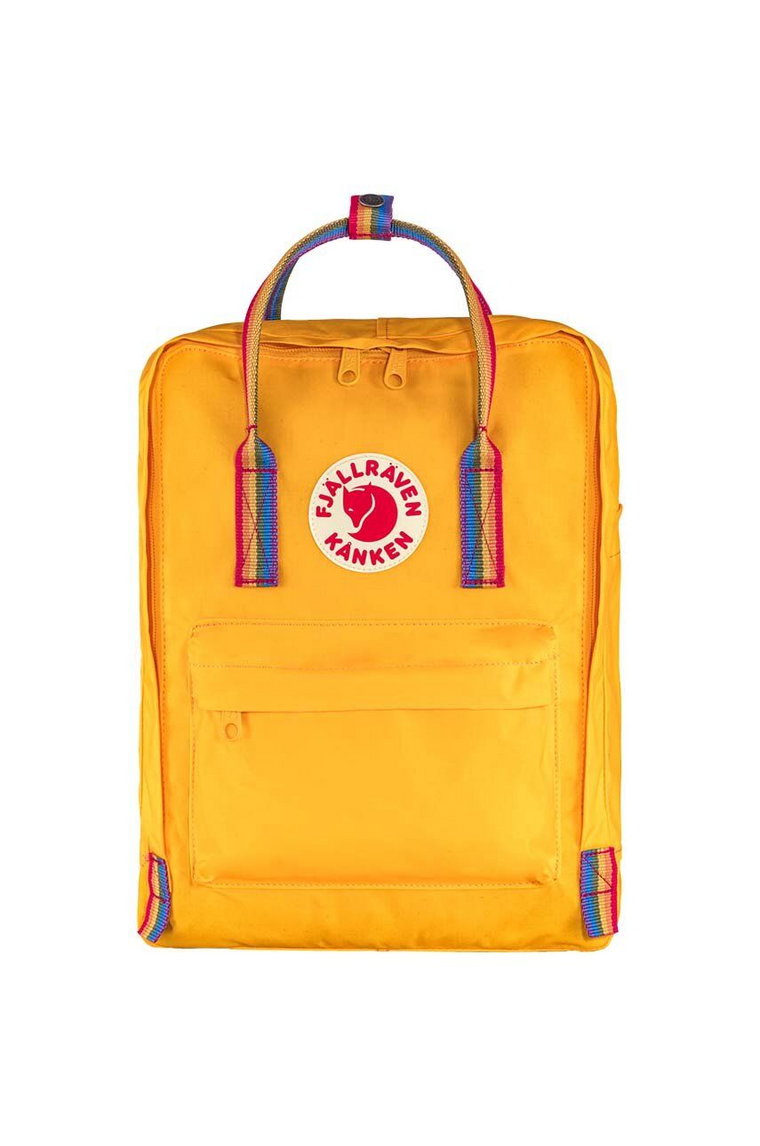 Fjallraven plecak Kanken Rainbow kolor żółty duży F23620.141.907