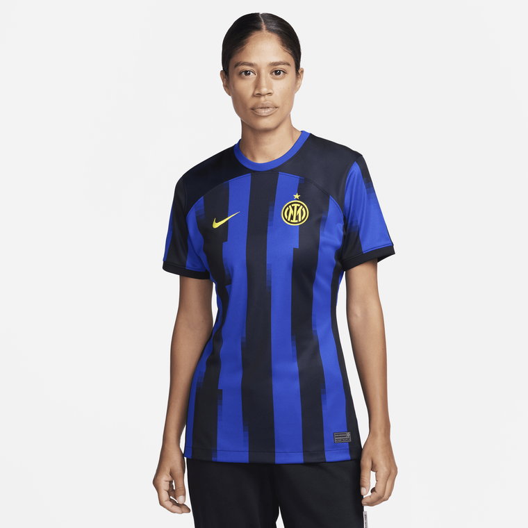 Damska koszulka piłkarska Nike Dri-FIT Inter Mediolan Stadium 2023/24 (wersja domowa) - Niebieski
