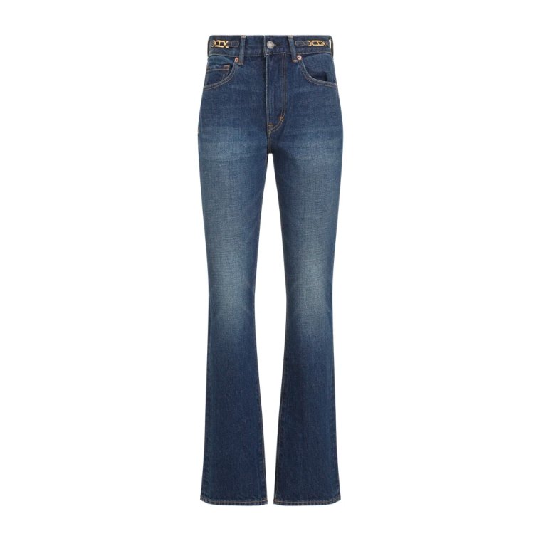 Niebieskie Straight Jeans Tom Ford