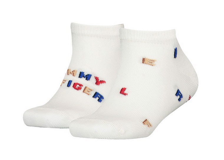 Tommy Hilfiger Skarpety 701222668 001 35-38 TH Kids Sneaker 2P Letter AOP