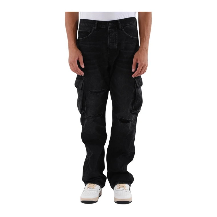 Spodnie Relaxed Cargo Charcoal Purple Brand