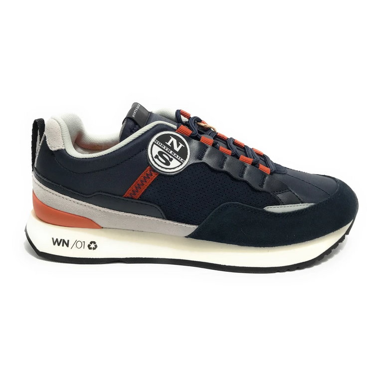 Winch Punch Sneaker Navy/Orange North Sails