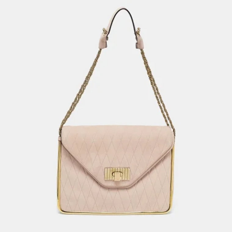 Pre-owned Suede shoulder-bags Chloé Pre-owned